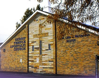 The Christ Temple Apostolic Church building on Eton Street in Westland