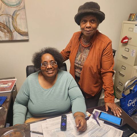 Sister Beverly Rush and Mother Jackie Treadway